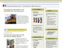 Tablet Screenshot of franzoesischkurs.biz